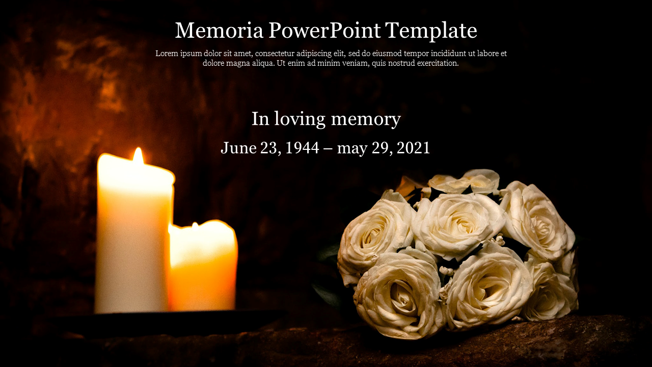Memoria PowerPoint Template